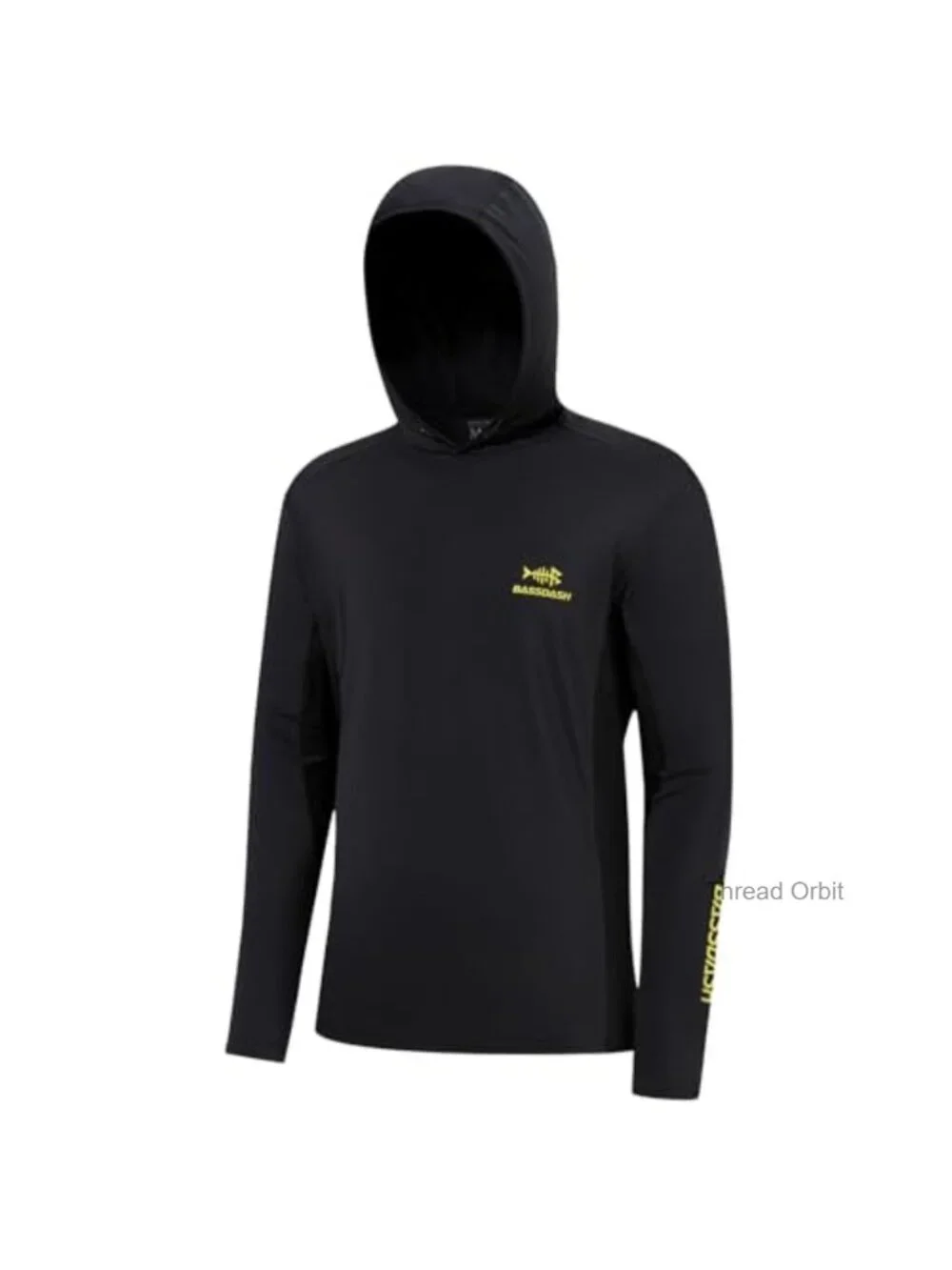 UPF 50+ Drawstring Fishing Hoodie UV Sun Protection Long Sleeve Quick-Dry